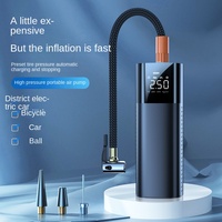 High Performance China Car Tire Inflator LED Flashlight Power Bank Pressure Mini Compressor Air Pump Wireless Tire Inflartor