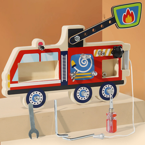 Hot New Products Creative Fire Engine Themed Key Screw Set Toys Early Educational Pretend Play Preschool For Kids Boys Girls - Product Image 3