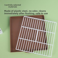 Cage à oiseaux carrée moderne de luxe en plastique, portable, avec tiroirs inférieurs en maille, conception anti-évasion, sans fermeture, pour canaris et petits oiseaux