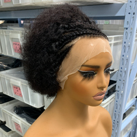 Perruque Pixie Cut 13*4 Full Lace Frontal à Prix d'Usine en Gros, 100% Cheveux Humains Naturels et Colorés en Promotion