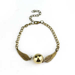 HP alfareros de oro pulsera de ala de Ángel Balón de Oro pulsera del encanto para las mujeres soplón de oro - Product Image 6