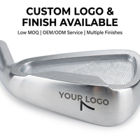 Fers de golf en fer forgé CNC complet OEM ODM personnalisés, équipement de golf en fer doux