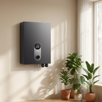 Chauffe-eau électrique instantané personnalisé 27KW 380V avec affichage numérique LED métallique, étanche IPX4, classe d'efficacité énergétique