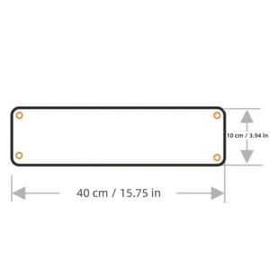 Plaques <span class=keywords><strong>d</strong></span>'<span class=keywords><strong>immatriculation</strong></span> de voiture européennes en aluminium gaufré, vierges, 520x110mm, <span class=keywords><strong>avec</strong></span> <span class=keywords><strong>logo</strong></span> personnalisé, finition brillante, vente en gros - Product Image 3