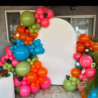 Ballons en latex métalliques dorés de 10 pouces, couleurs vives, ballons arc-en-ciel pour anniversaire, mariage, remise de diplôme, fête de naissance, décoration de fête