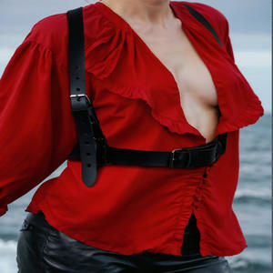 SM Bondage Lingerie cuir lié Corset adulte jeu jouets sexuels retenue corps harnais Bondage vêtements jouets sexuels <span class=keywords><strong>pour</strong></span> Moman <span class=keywords><strong>et</strong></span> hommes - Product Image 1