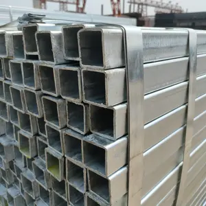 Y Tianjin 8 polegadas tubo de aço carbono galvanizado mergulhado quente galvanizado quadrado/tubo de aço retangular/tubo