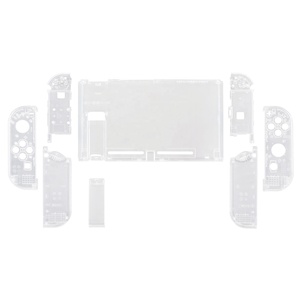Coque transparente pour NS Switch, coque de remplacement personnalisée avec béquille, coque arrière pour console Nintendo Switch - Product Image 2