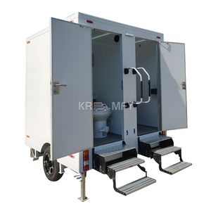 Baño Portátil, Ducha Exterior, Inodoro Móvil, WC para Camping, Caravana, Remolque de Lujo con Remolque Móvil - Product Image 1