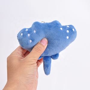10Cm Schattige Ray Pluche Speelgoed Promotie Cadeau Tas Hanger Sleutelhanger Mini Devilfish Plushie Sleutelhangers Opgezette Zeedieren - Product Image 5