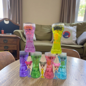 Jouet anti-stress en forme de S de petite taille, slime en cristal princesse, jouet sensoriel non toxique pour enfants, texture extensible et transparente - Product Image 4