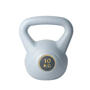 Chaleira de kettlebell, chaleira fitness macia para mulheres, equipamento de treino de força do braço, de agachamento, em casa