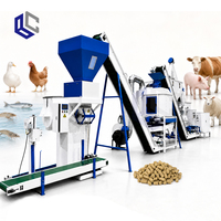 Machine à fabriquer des granulés d'aliments pour volailles, usage domestique, 80-150 kg/h, pour petites exploitations agricoles
