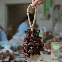 Shaker en coquille de noix Juju, 84 pièces, fait main, en coquille naturelle, pour la sonothérapie, les musiciens et les passionnés de percussion