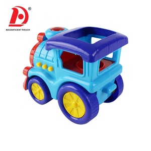 HUADA 2023 2 Styling Baby Cartoon Free Wheel Train Farmer Toy Vehicle Car <span class=keywords><strong>con</strong></span> musica e luce - Product Image 4