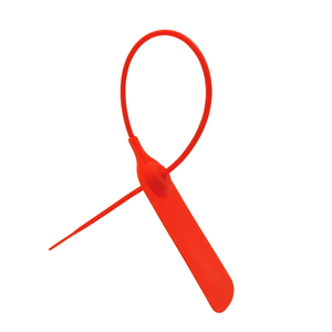 कस्टम मुद्रित लोगो pp/pp एक बार सील लॉक केबल लॉक केब लेपित प्लास्टिक सील टैग 8025 25x70x400mm शेंगटांग ब्रांड - Product Image 1