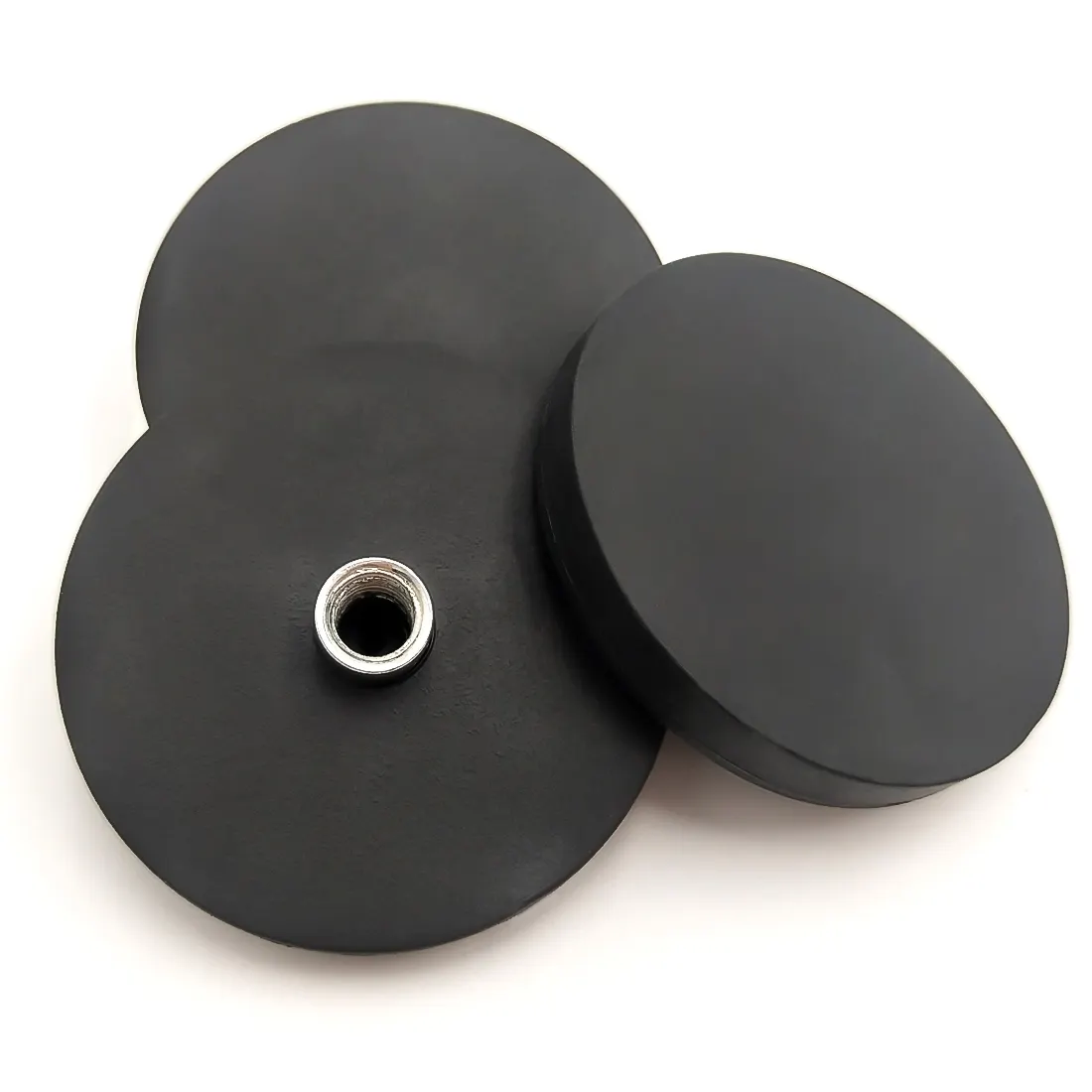 43Mm 66Mm 88Mm Rubber Magneten Rubber Gecoate Magneten Neodymium Rubber Gecoate Magneten 1/4-20