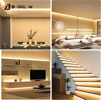 576 LED 10M rollo 8mm Pcb tira de luz inteligente DC24V Control remoto 20mm corte direccionable secuencia de píxeles Cob Led tira