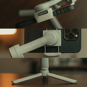 FeiyuTech Oficial <span class=keywords><strong>Vimble</strong></span> <span class=keywords><strong>3</strong></span> - Gimbal para Smartphone con Barra de Extensión Integrada, Plegable, para iPhone 15 Pro Max, Portátil, Compatible con V5.<span class=keywords><strong>3</strong></span> - Product Image 5