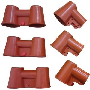 RUNDE RG03 Manchon isolant en caoutchouc de silicone pour transformateur <span class=keywords><strong>haute</strong></span> tension 10 kV à angle incliné, capuchon en caoutchouc - Product Image 4