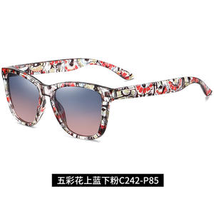 2025 Manufacturer Wholesale Fashion Hot Selling Polarized UV400 <b>Mirror</b> <b>Sunglasses</b> Colorful Summer Full Rim Gold Frame Square - Product Image 6