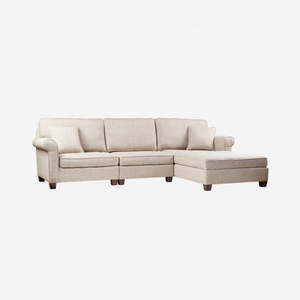 Sofá de tela minimalista italiano, combinación en forma de I, sofá seccional, diván moderno - Product Image 5