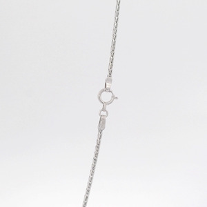Luxury Sleek Polished White Pt950 Fine Smooth <b>Rope</b> Minimalist Choker Necklace Unisex Premium Long Lasting Platinum Jewelry Gift - Product Image 4