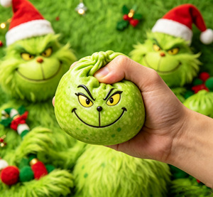 Juguete <span class=keywords><strong>de</strong></span> Peluche del <span class=keywords><strong>Grinch</strong></span>, Monstruo Verde Peludo con Temática Navideña, Regalo Antiestrés, Temática <span class=keywords><strong>de</strong></span> Películas y TV, para Mayores <span class=keywords><strong>de</strong></span> 14 Años, Caja con Empaque Individual - Product Image 2
