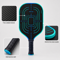Raket Pickleball Serat Karbon T700 16mm Satu Bagian Thermoformed Generasi Baru 2026 dengan Inti EPP/MPP untuk Latihan Dewasa