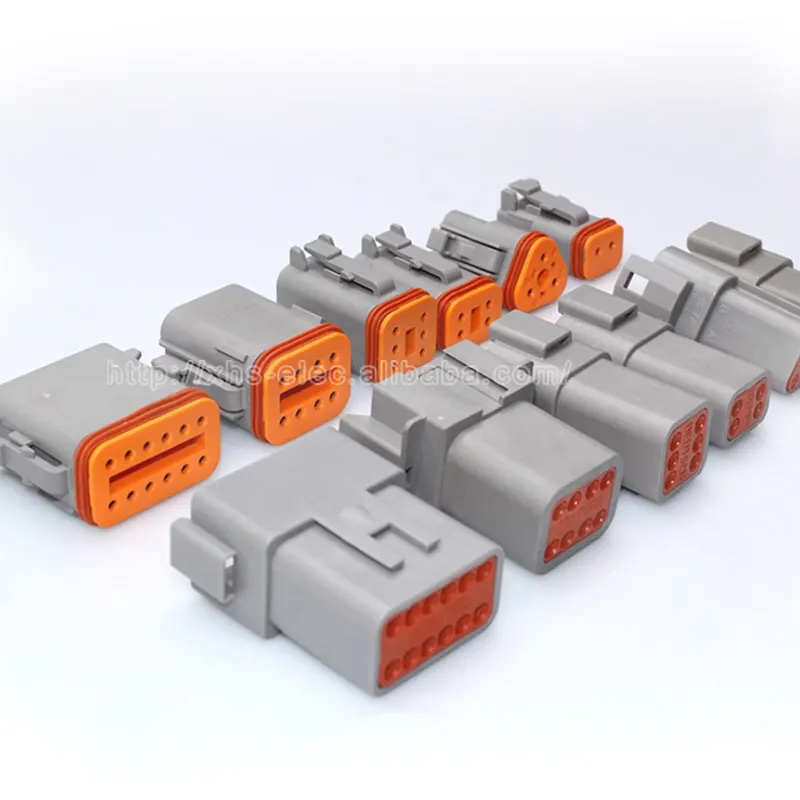 DT04 DT06 DEUTSCH DT série mâle femelle connecteur automatique 2/3/4/6/8/12 broches mâle et femelle connecteur étanche automobile