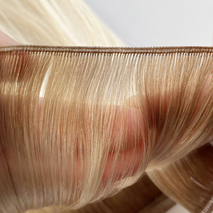 Estensioni per <span class=keywords><strong>capelli</strong></span> Genius Weft con trama stretta, 100% <span class=keywords><strong>capelli</strong></span> vergini Remy, vendita diretta dalla fabbrica di Qingdao - Product Image 3