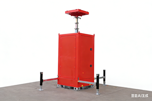 Torre de Alimentación Portátil para Cámara con Mástil Telescópico Manual de 6-9m, Impermeable IP65, Voltaje de Entrada AC110/AC240V para Sistemas de Cámara - Product Image 1