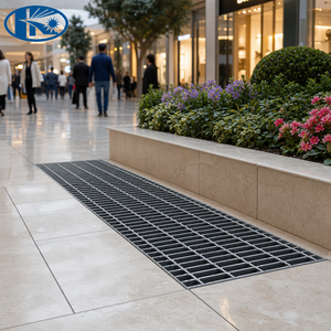 <span class=keywords><strong>Grille</strong></span> de drainage en acier galvanisé pour parking, <span class=keywords><strong>grille</strong></span> de protection robuste pour tranchées, plaque de gouttière pour allée, <span class=keywords><strong>grille</strong></span> de sol G405 30 100 - Product Image 4