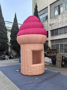 Décoration publicitaire extérieure pour un stand de vente de glaces <span class=keywords><strong>gonflable</strong></span>, y compris <span class=keywords><strong>une</strong></span> <span class=keywords><strong>tente</strong></span> <span class=keywords><strong>gonflable</strong></span>. - Product Image 3