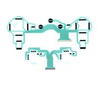 PCB ruban de circuit SA1Q222A pour contrôleur PS3 Playstation 3