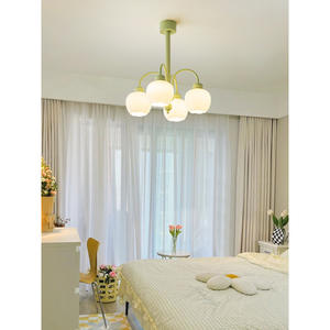 Lustre Moderne Minimaliste Vert Citrouille Tendance Instagram pour Salle à Manger, Bureau, Chambre, Salon – Taille Moyenne - Product Image 2