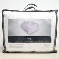 Sac en PVC transparent et non tissé personnalisé en gros pour l'emballage de couette, sac à oreiller transparent