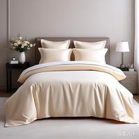 Parure de draps pleine grandeur 90 g/m² pour chambre à coucher et hôtel