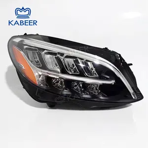 Kabeer US Warehouse OE W205 Phare pour Mercedes Benz 2018 C Class W205 Phare LED Phare de voiture à remplacer