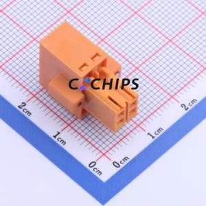 KF2EDGKEM-3.5-2*2P Plug-in Terminal Block P=3.5mm Connector Male Plug Screw Fixing 2x2P 3.5mm - Product Image 2