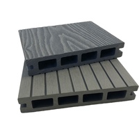 Planche de terrasse composite 3D gaufrée, design moderne, surface grain de bois WPC, écologique, imperméable, antidérapante, système de clic lisse