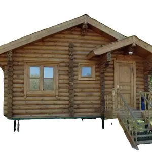 Casa y Villa de madera maciza prefabricada para vacaciones de ocio al mejor precio