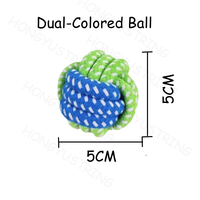 Jouets pour chiens en corde de coton durable à nouer pour chiens de petite/moyenne/grande taille, nettoyage des dents, vente en gros