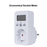 DDS105-EU Prise programmable intégrée 16A 230V 7 jours avec écran LCD pour le suivi des coûts et la planification de la consommation d'énergie