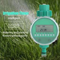 Minuterie d'irrigation de jardin numérique électrique automatique à piles contrôleur d'arrosage de fleurs intelligent en plastique pour pelouse