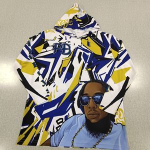 Hoodie Sublimasi Custom Cetak Seluruh Bagian Unisex Spandex Polyester Streetwear Sweatshirt Grafis Berkerudung Pria Wanita OEM - Product Image 2