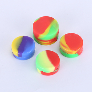 Contenitore per barattolo di cera in Silicone combinato contenitori in Silicone per la conservazione dell'olio barattolo multicolore per concentrato - Product Image 3