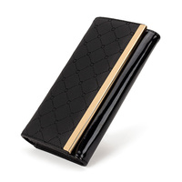 Dompet wanita pengait logam desain mode dompet wanita merek dompet wanita mewah grosir kualitas terbaik dompet tempat kartu wanita