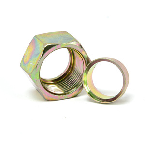 Plowing Hex Nut With <b>Lock</b> Washer 27x1.5 And 33x1.5 For Air Compressor Parts - Product Image 2