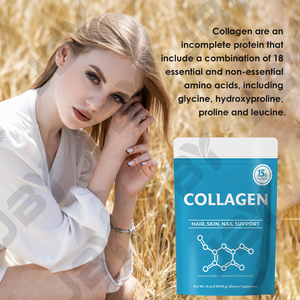 JBY OEM ODM Özel Etiketli Cilt Deniz Kolajeni Tozu 450 gr + <span class=keywords><strong>C</strong></span> Vitamini ve Hyaluronik Asit ile Saç, Tırnak ve Cilt İçin - Product Image 4